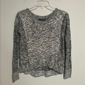 American Eagle Black and White Sparkle Sweater Size XS